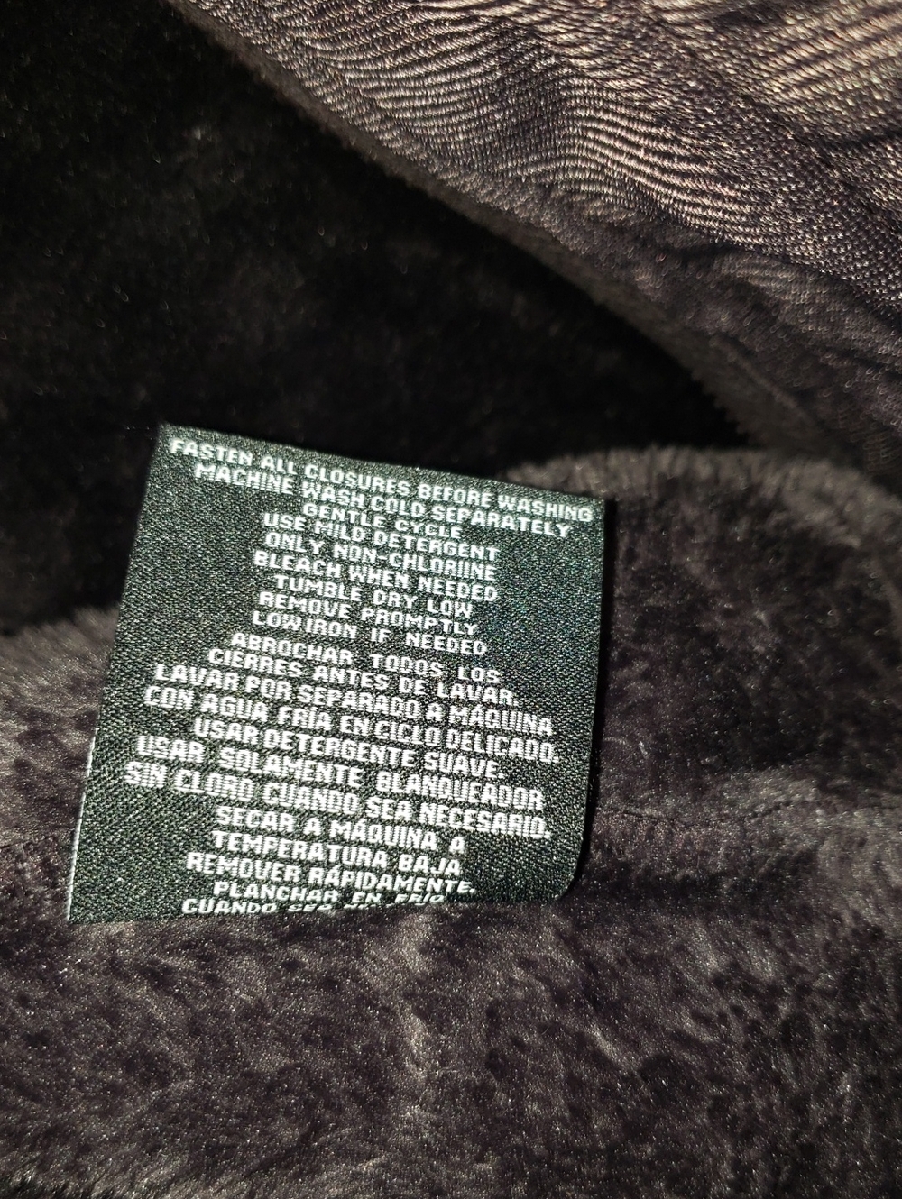 💘🖤💘 PURPLE 32 DEGREES HEAT PLUSH ZIP SOFT COZY VELOUR EGGPLANT JACKET NEW - Picture 14 of 14